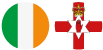 Northern / Republic of Ireland flags